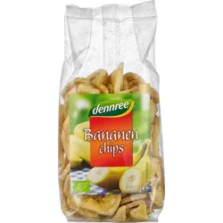 dennree Bananenchips, geröstet & leicht gesüßt bio
