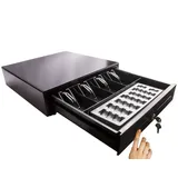 Blitzkasse Touch-Kassenlade iQCash350MB mit Münzzählbrett, Kassenschublade Geldlade