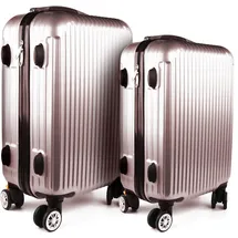 Hti-Living High Level Koffer-Set 2-tlg. rosa