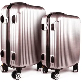 Hti-Living High Level Koffer-Set 2-tlg. rosa