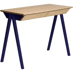 Vogel Schreibtisch klein marineblaue Beine