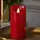 StarTrading Twinkle Stumpenkerze 15 cm rot