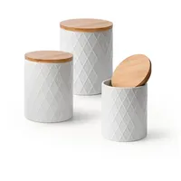 MiaMio Vorratsdosen Set 3-teilig weiß