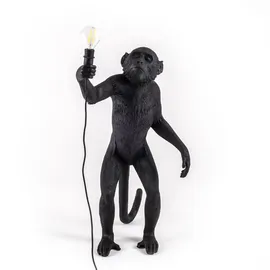 SELETTI Monkey Lamp Schwarz