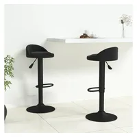 VidaXL Barhocker 2 Stk. Schwarz Samt