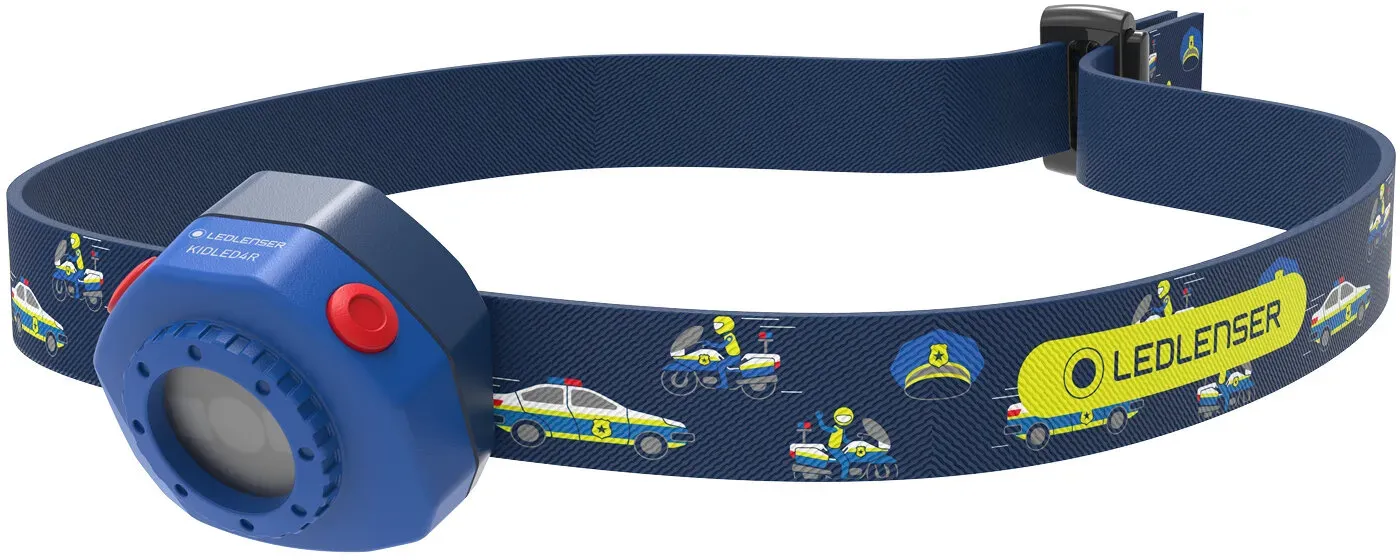 Kidled4R: Kinder-Stirnlampe mit Akku  ! von Ledlenser, 40 Lumen, 9 Leuchtweite, 18h Laufzeit