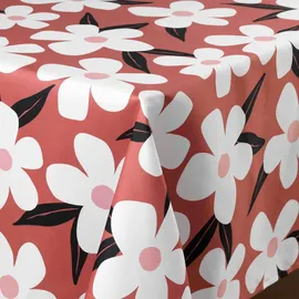 Douceur d'intérieur Darcy Tischdecke, Orange, Textil, 140x240 cm, Wohntextilien, Tischwäsche, Tischdecken