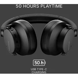 Urbanista Urbanista, Valencia Bluetooth Noise Cancelling Kopfhörer, Schwarz - Schwarz