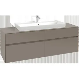 Villeroy & Boch Waschtischunterschrank 4 Auszüge 160 x 54,8 x 50 cm Schwarz