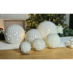 Lichtkugel Calante Stern 10cm LED cremeweiß