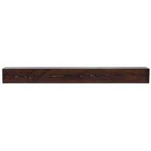 Vevor Kaminsims Naturholz 152,4 x 20,3 x 15,2 cm Tragkraft 22,7 kg Braun