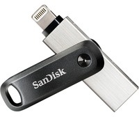 iXpand Go 128 GB, USB-Stick - schwarz/silber, USB-A 3.2 Gen 1, Apple Lightning Connector
