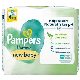 Pampers Pampers® Feuchttücher new baby HarmonieTM 1-lagig weiß, 184 St.