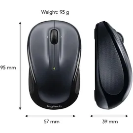 Logitech M325 Wireless Mouse dark silver