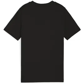 Puma SPORT RIB COLLAR TEE schwarz 152 EU