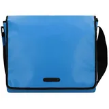 GREENBURRY Messenger Bag Upcycled Tarpaulin, Polyurethan blau