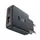 COFI 1453 Acefast A69 PD 30W GaN USB-A USB-C Wandladegerät – Schwarz
