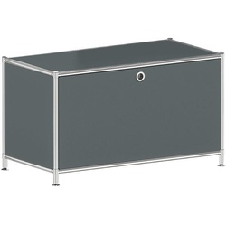 viasit Sideboard »System 4« - 1 geschlossenes Fach grau, 77.9x40.4 cm