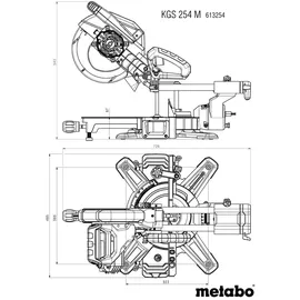 Metabo KGS 254 M Set 613254900