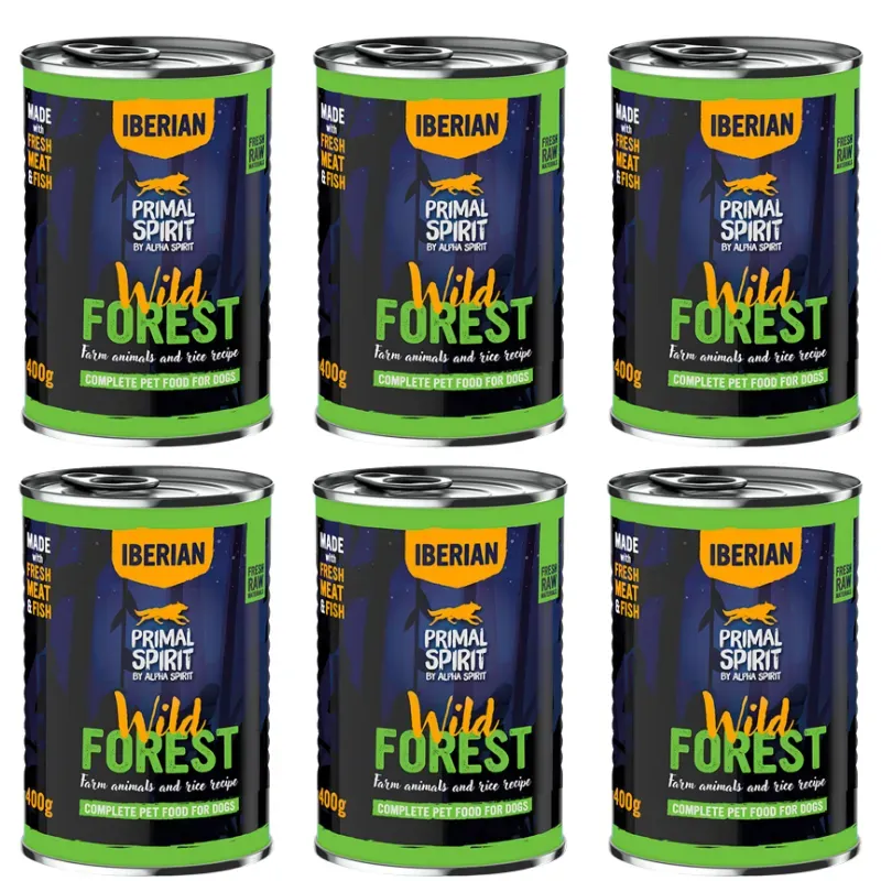 PRIMAL SPIRIT Iberian Wild Forest 6x400g Dose