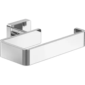 Villeroy & Boch Elements Striking Badaccessoire-Set, 3-in-1, Handtuchhaken, Toilettenpapierhalter & Bürstengarnitur, Chrom