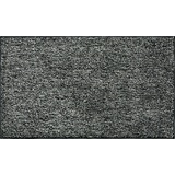 REDBEST Badematte Badematte "Frisco", Höhe 20 mm, rund, gemustert grau|schwarz rund | 90 cm x 90 cm x 20 mm