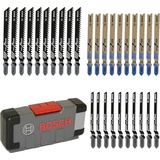 Bosch Professional Holz Metall Stichsägeblatt Set 30-tlg. 2607010903