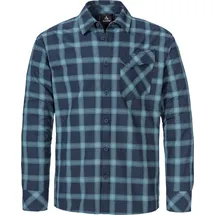 Schöffel Langarmhemd kariert Blau 50