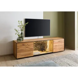 MASSIVMOEBEL24.DE Starnberg Lowboard 200x53x55 cm Natur Geölt Beige Massivholz