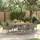 vidaXL Garten Essgruppe 7-tlg. Grau