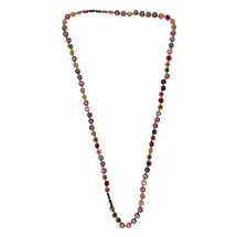 COLLEZIONE ALESSANDRO Lange Kette "Imelda", Damen, Gr. onesize, Holz, bunt (multi), COLLEZIONE ALESSANDRO, Basic, Halsketten, aus vielen kleinen Holzscheibchen
