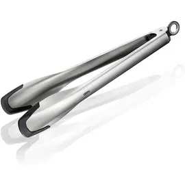 GEFU Capto Kochzange 33 cm Edelstahl/Silikon schwarz/silber