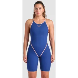Powerskin Primo Navy & Rose Gold Damen Offener Rücken Ltd Ed - Navy- Rose - 34