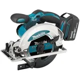 Makita DHS 610 RTJ Akku-Handkreissäge 18V 2 x 5,0Ah Li-Ion inkl. Makpac
