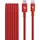 Apple Beats USB-C zu Lightning gewebtes Kabel 1.5 m Rapid Red