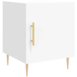 vidaXL Nachtschrank 40x40x50 cm Weiß