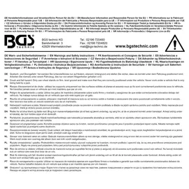 BGS Unterstellböcke Traglast 6000 kg / Paar Hub 420 - 600 mm