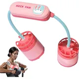 Tragbarer Nackenventilator, Usb-aufladbarer Persönlicher Ventilator – Leiser, Klingenloser Ventilator Mit 3 Geschwindigkeitsstufen Für Reisen, Sport, Outdoor-aktivitäten, Büro Und Lesen
