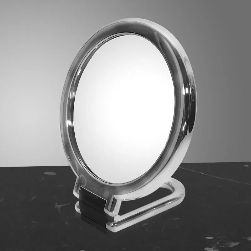 Koh-i-Noor Spiegel mit Klappgriff, doppelseitig, 387KN, Chrom 387KN