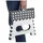 Maximex Klapphocker Secura extrem belastbar bis 350 kg Mehrfarbig 35 x 22 x 27 cm