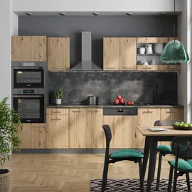 Vicco Küchenzeile R-Line 300 cm grau