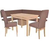moebel-direkt-online möbel direkt online 4tlg. Eckbankgruppe Schenkelmaß 150x182 cm