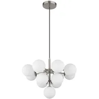 GLOBO Pendelleuchte Deckenlampe Hängelampe Esszimmerleuchte Glaskugeln 13x G9 D