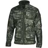 Härkila Kamko Noctyx axis msp Wende-Fleecejacke - XXL - black/willow green,