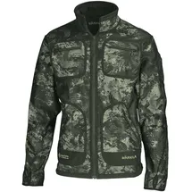 Härkila Kamko Noctyx axis msp Wende-Fleecejacke - XXL - black/willow green,