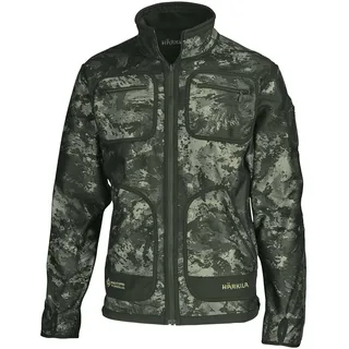 Härkila Kamko Noctyx axis msp Wende-Fleecejacke - XXL - black/willow green,
