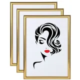 Ideal Trend Bilderrahmen Classic gold 20x30 cm 3er Set