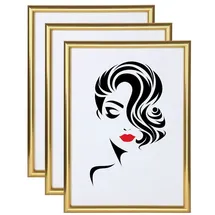 Ideal Trend Bilderrahmen Classic gold 20x30 cm 3er Set