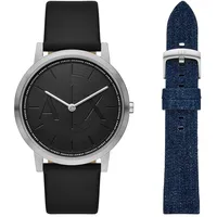 Giorgio Armani Armani Exchange Herren Analog Quarz Uhr mit