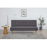INOSIGN Schlafsofa INOSIGN "MENDOTA, 181 cm, 3-Sitzer mit Schlaffunktion", grau (anthrazit), B:181cm H:84cm T:84cm, 100% Polyester, Sofas, Schlafsofa, verstellbarer Rückenlehne, Klappmechanismus, Webstoff